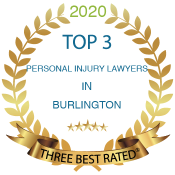 Top 3 Personal Injury Lawyers in Burlington Award
